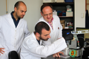 Equip d'investigadors del grup de recerca en Anlisi per Injecci en Flux i Anlisi de Traces (FI-TRACE)  - Foto: A.Costa/UIB